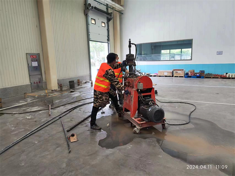 南溪厂房地面下沉塌陷注浆加固施工